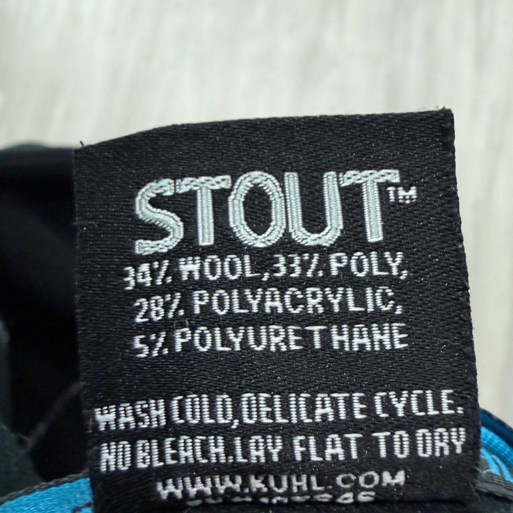 KUHL Hoodie Jacket Large Alska Hoody Full Zip Wool Blend Stout Knit Heavyweight - Picture 5 of 7